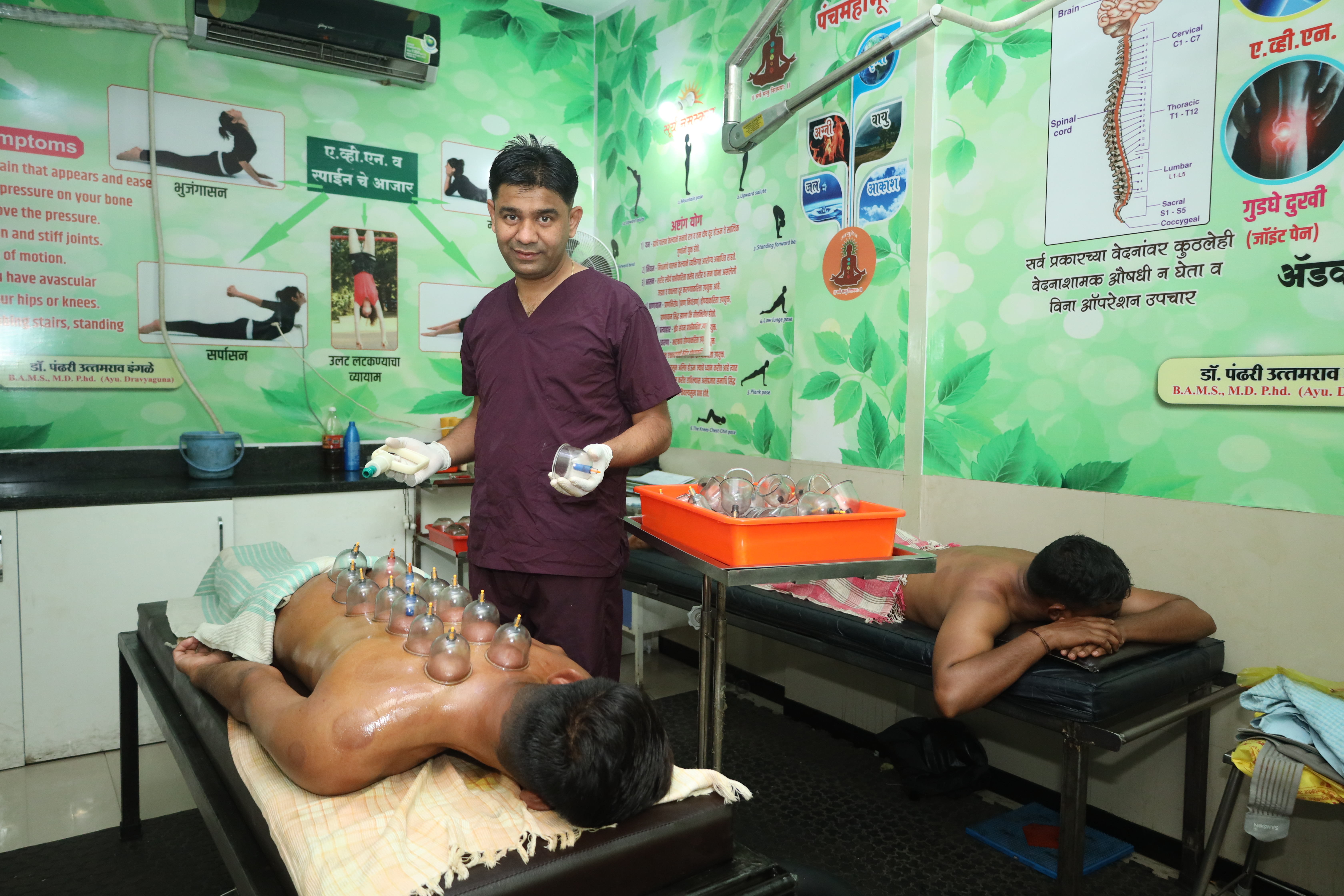 Hot cupping therapy